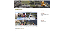 Desktop Screenshot of ducktravels.com
