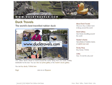 Tablet Screenshot of ducktravels.com